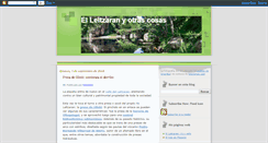 Desktop Screenshot of blog.leitzaran.net