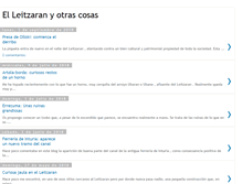 Tablet Screenshot of blog.leitzaran.net